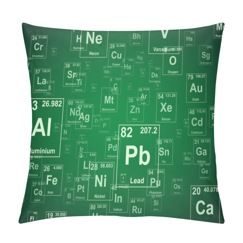 Personality  Green Elements Background Pillow Covers