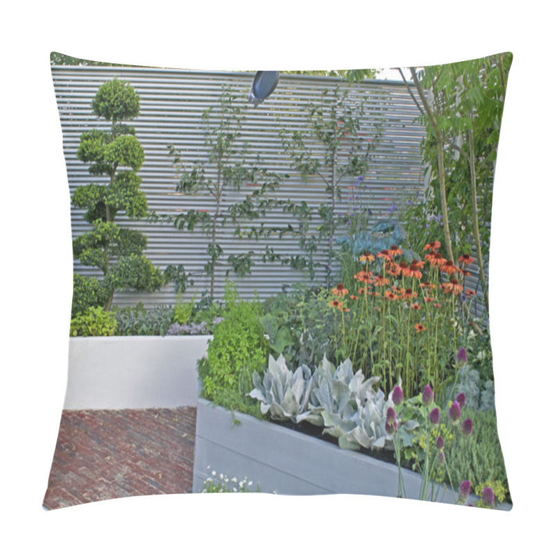 Personality  A Chef's Kitchen Garden Designed To Inspire Healthy Eating Pillow Covers