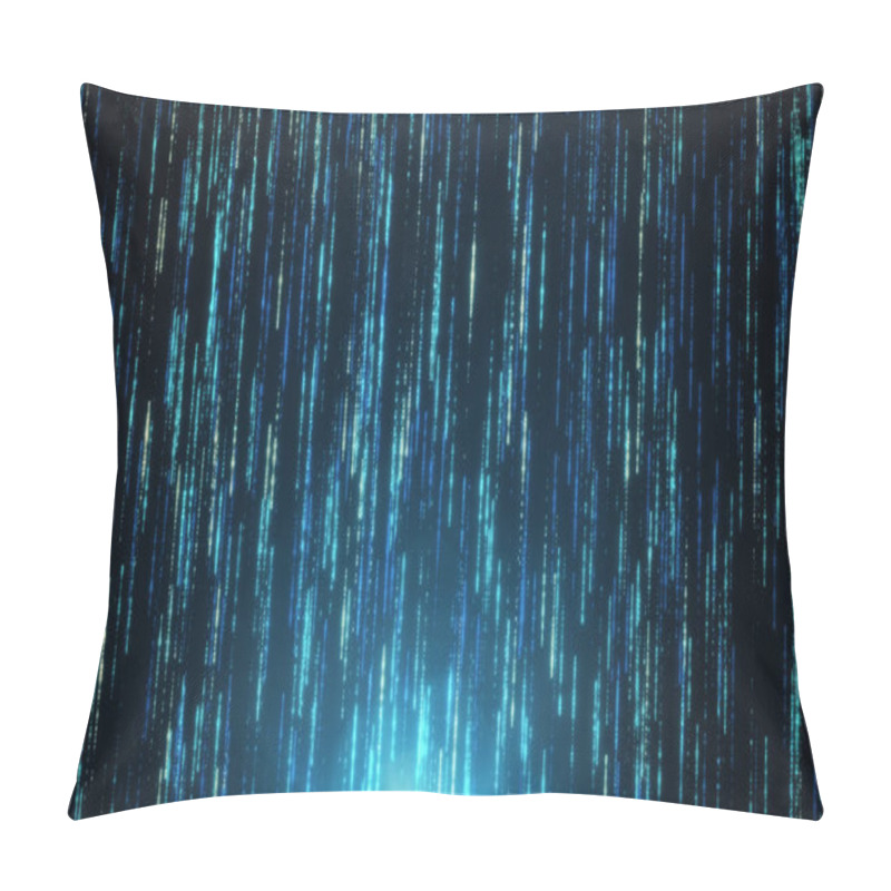 Personality  Abstract Background Of Binary Code 3d Illustration Pillow Covers