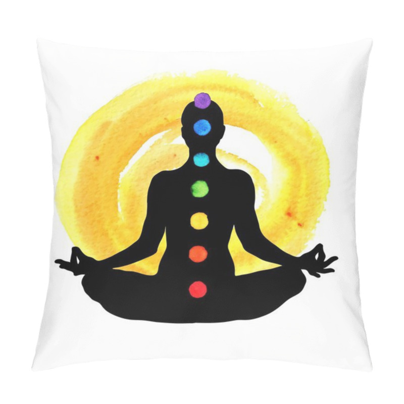 Personality  Meditation, Aura And Chakras. Pillow Covers