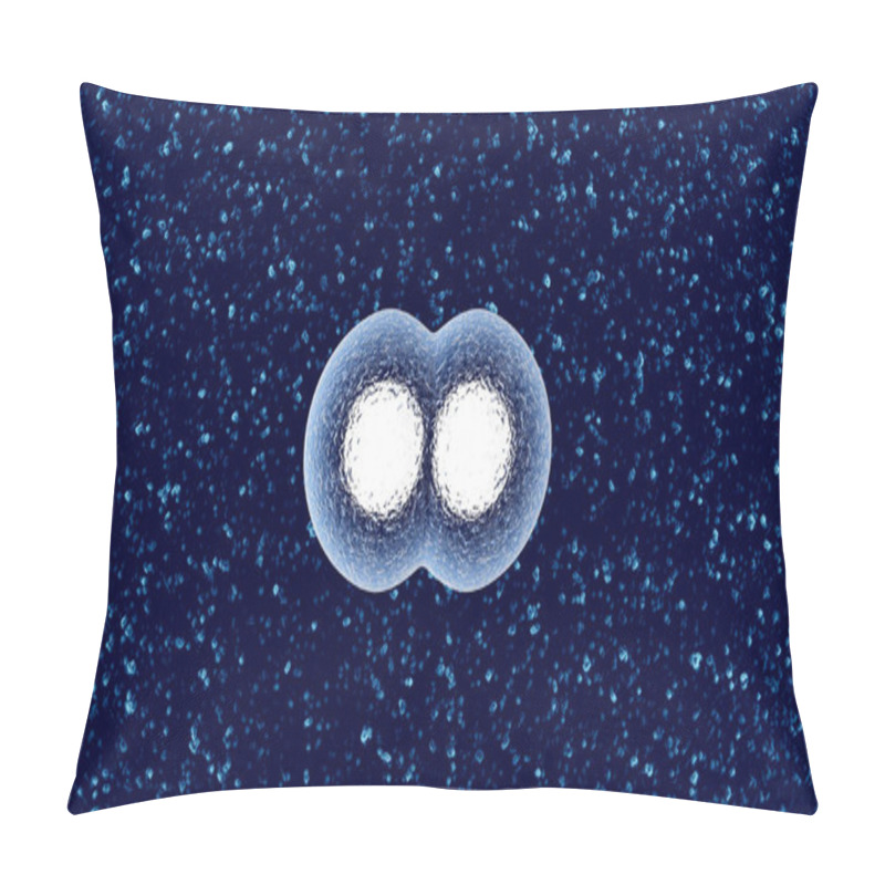 Personality  3D Rendered Illustration Of Cell Replication	 Pillow Covers