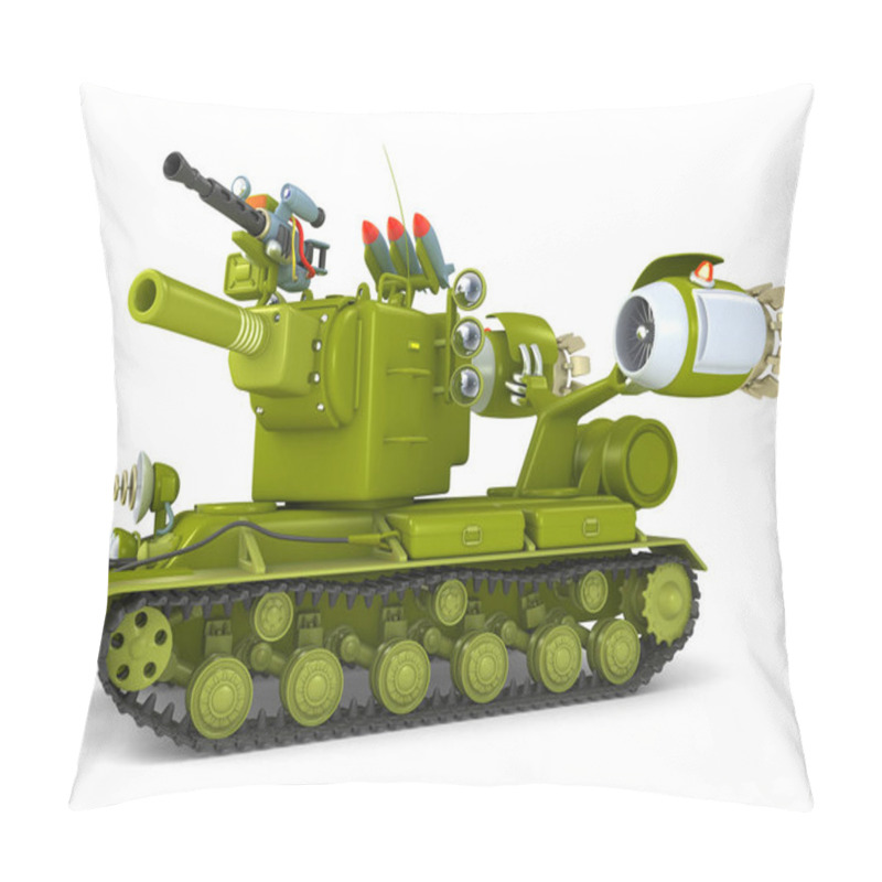 Personality   Cartoon Ultra Tank 3d Illustration Pillow Covers