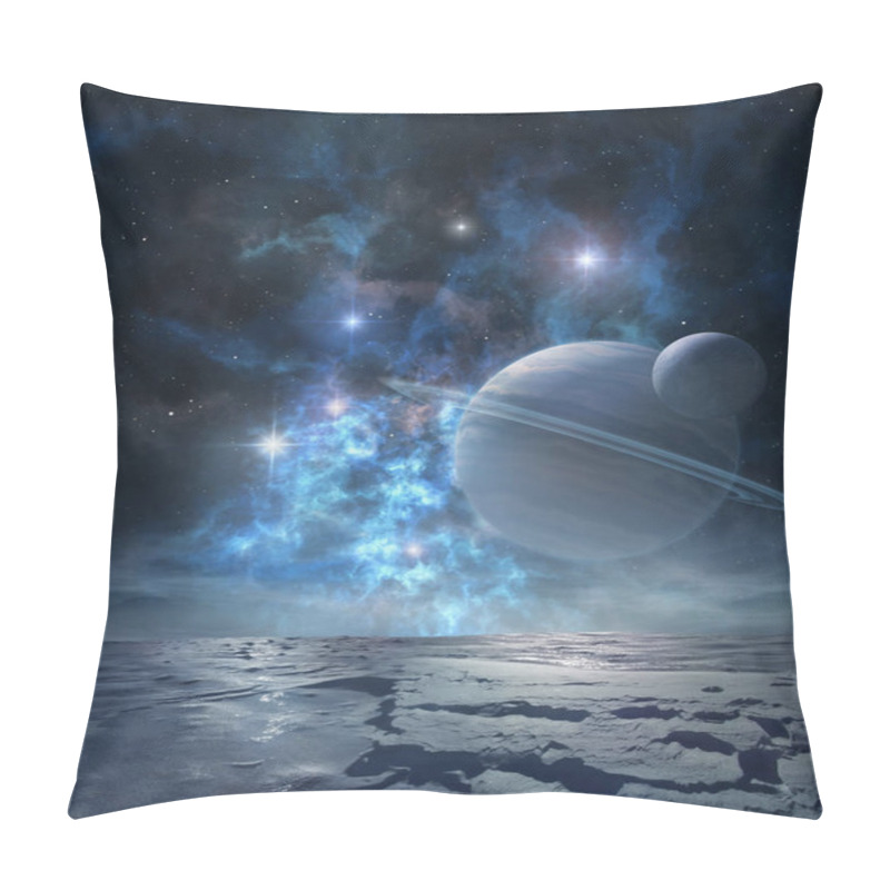 Personality  Distant Icy Planet Pillow Covers