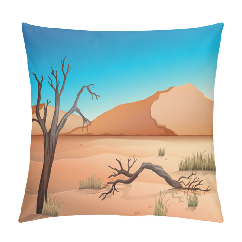 Personality  Ecosystem Desert Pillow Covers