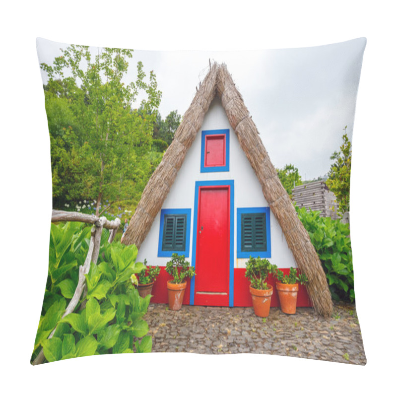 Personality   Portuguese Traditional House In Santana, Madeira Island Pillow Covers