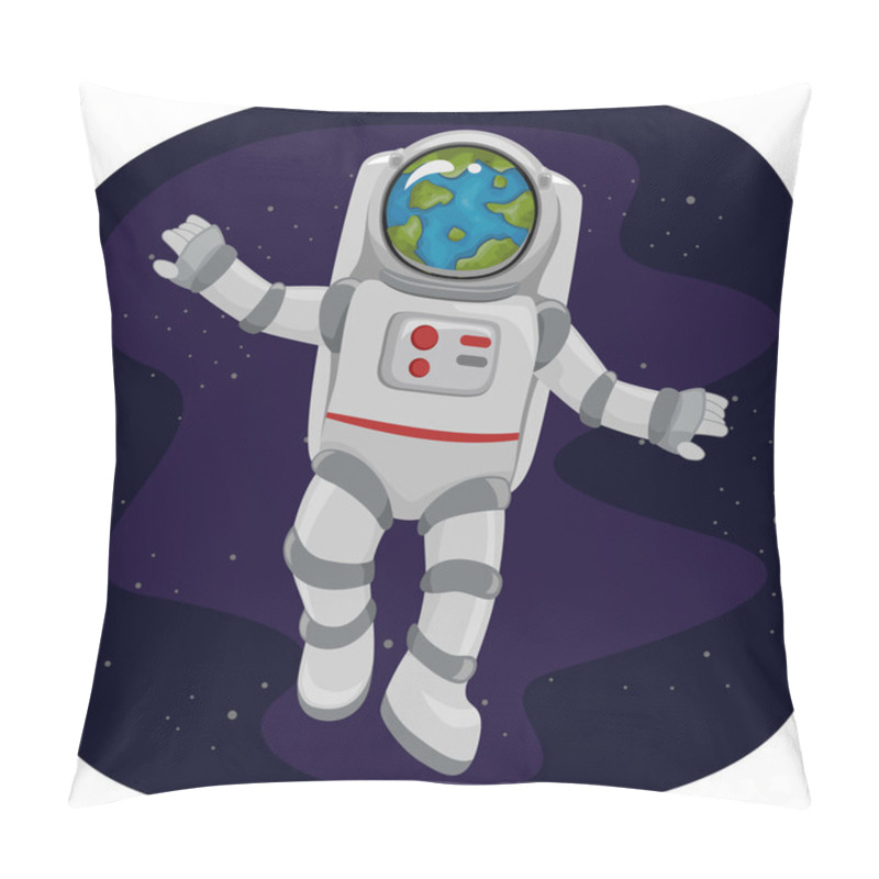 Personality  Astronaut Space View Pillow Covers