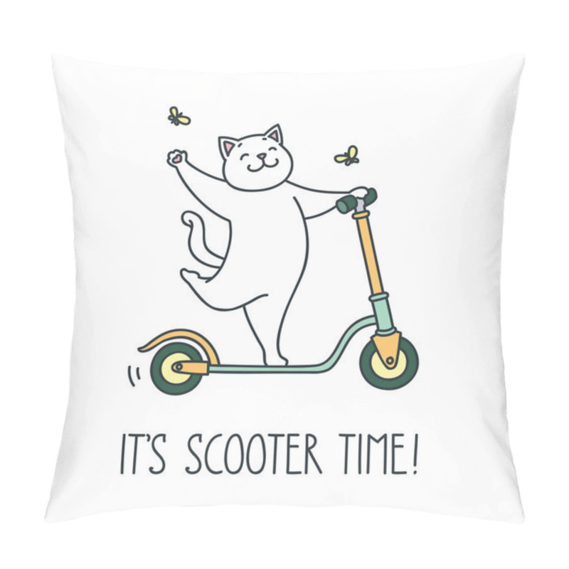 Personality  It's Scooter Time! Pillow Covers