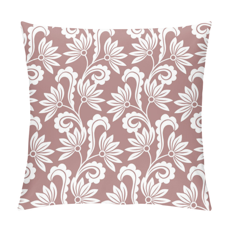 Personality  Seamless Swirly Leaves Pattern Design Pillow Covers