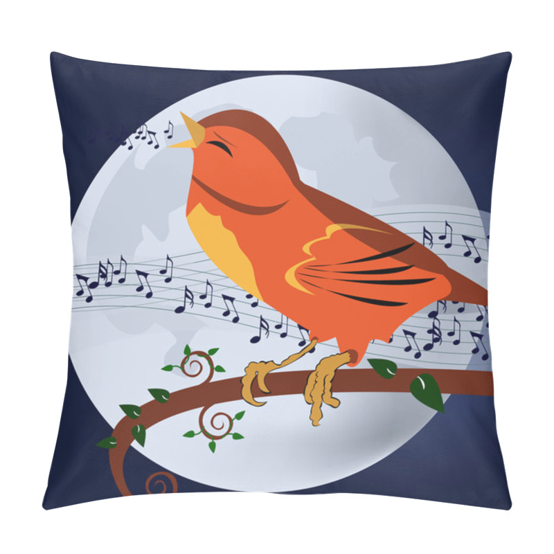 Personality  Singing Bird Pillow Covers