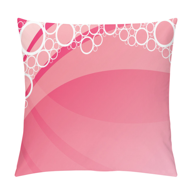 Personality  Pink Bubbles Background Pillow Covers