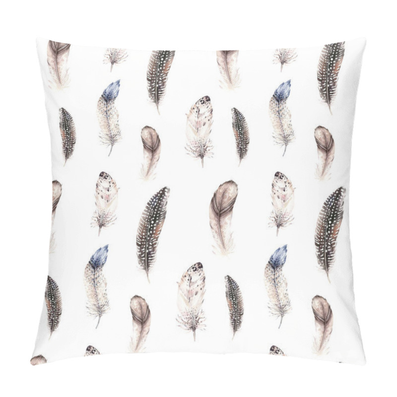 Personality  Feathers Boho Pattern Pillow Covers