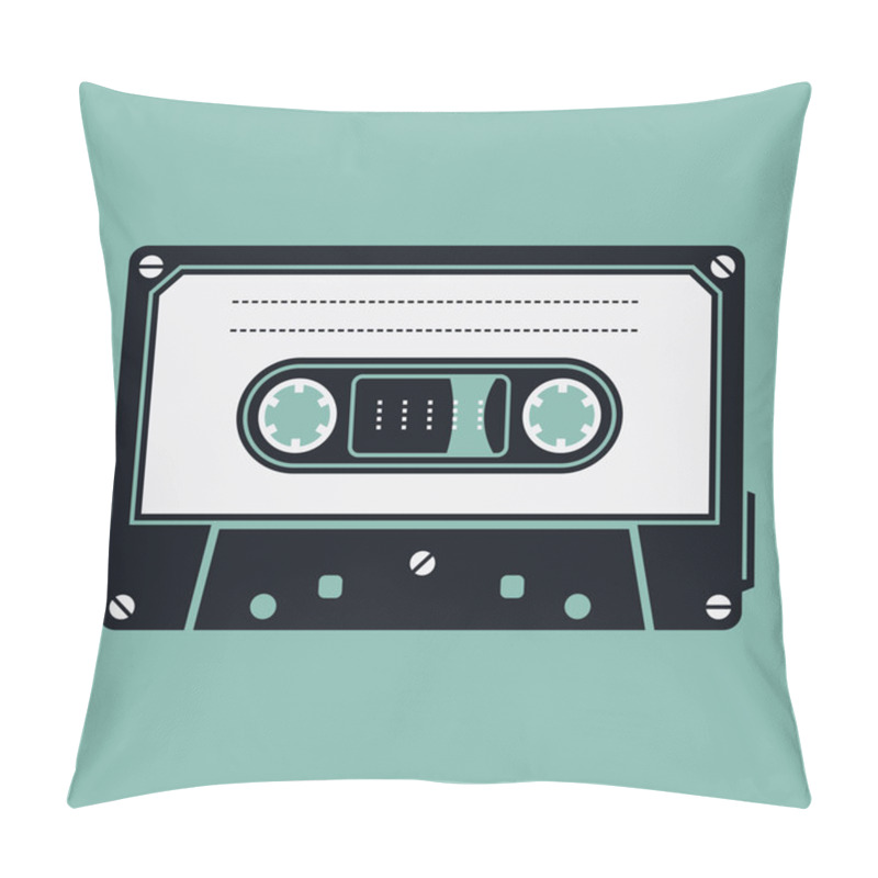 Personality  Magnetic Tape Compact Format Record Pillow Covers