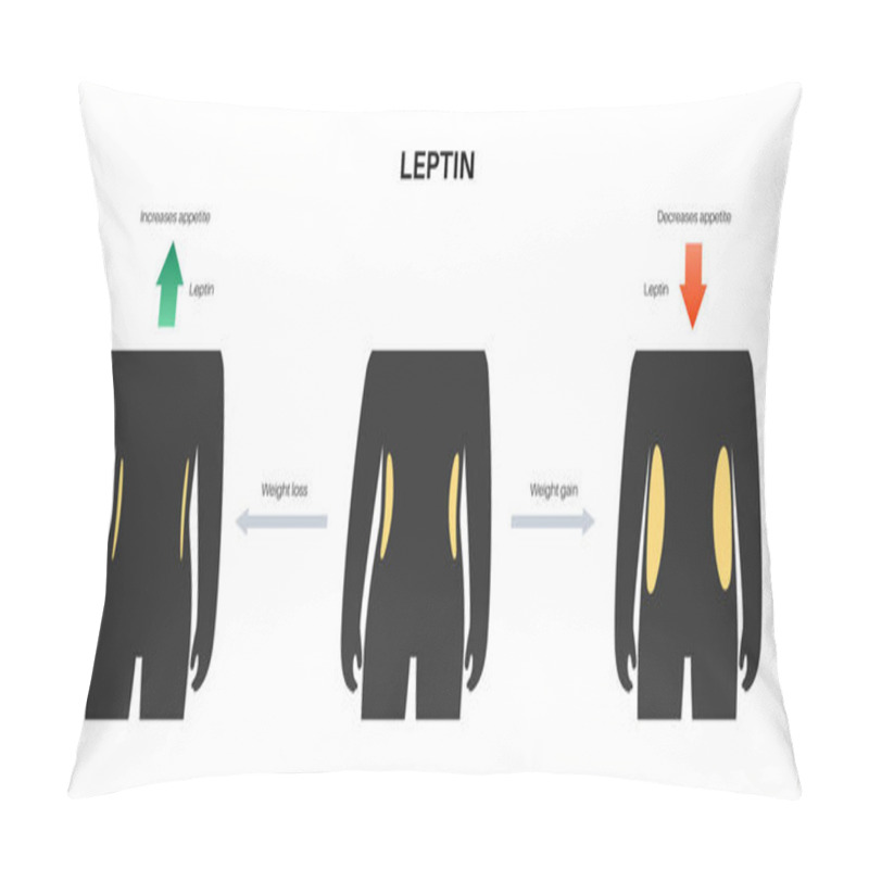 Personality  Hunger Appetite Hormones Pillow Covers