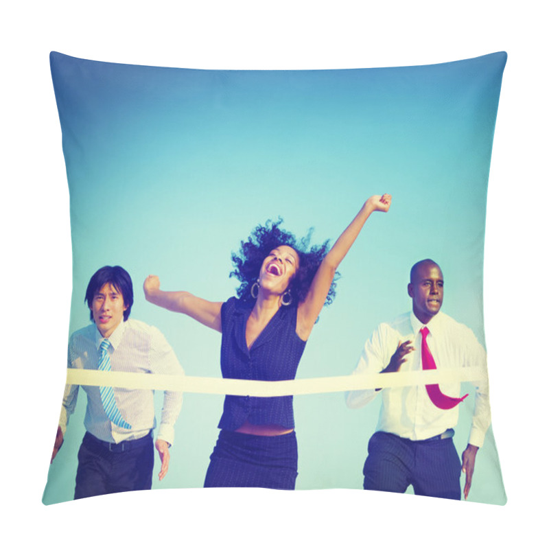 Personality  Business Woman Winning Competition Pillow Covers