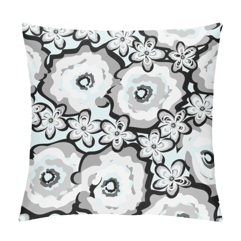 Personality  Abstract Flower Seamless Pattern Background Pillow Covers