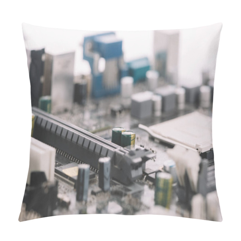 Personality  Closeup View Of Electronic Circuit Baseboard Pillow Covers