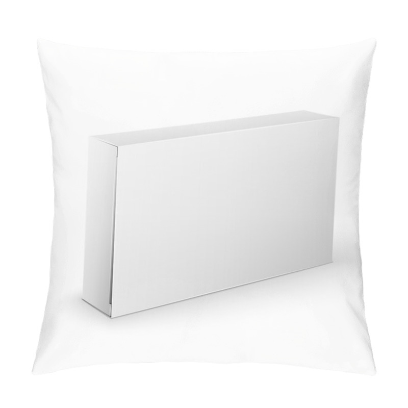 Personality  White Product Package Box Mock Up Template Pillow Covers