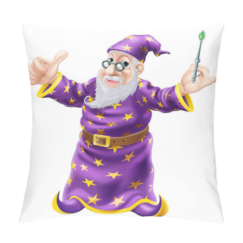 Personality  Wizard Illustration Pillow Covers