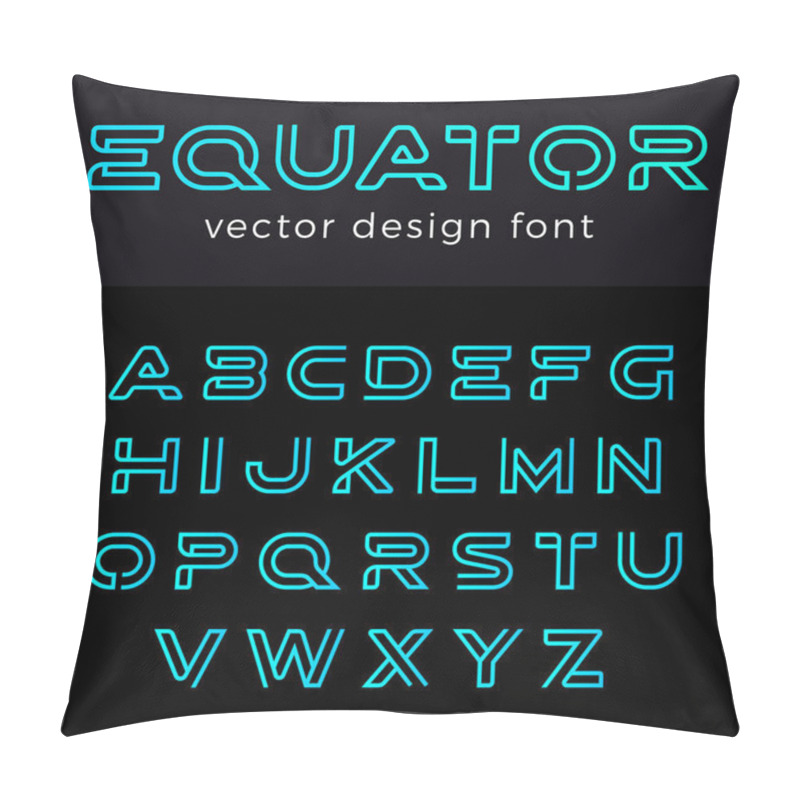 Personality  Monogram Logo Font Vector Alphabet Design Negative Space Linear  Pillow Covers