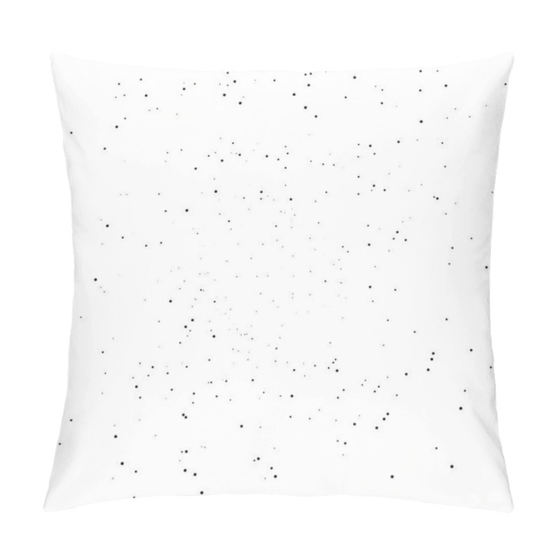 Personality  Black Spots Scatter Glitter Distress Abstract Background Vector Illustration Pillow Covers