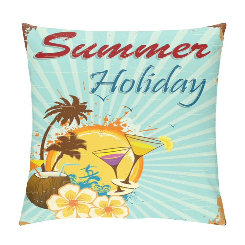 Personality  Summer Holiday Pillow Covers