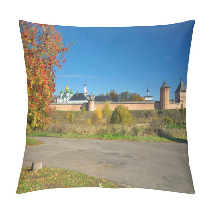 Personality  Savior-Euthymius Monastery In Suzdal.The Golden Ring Of Russia Pillow Covers