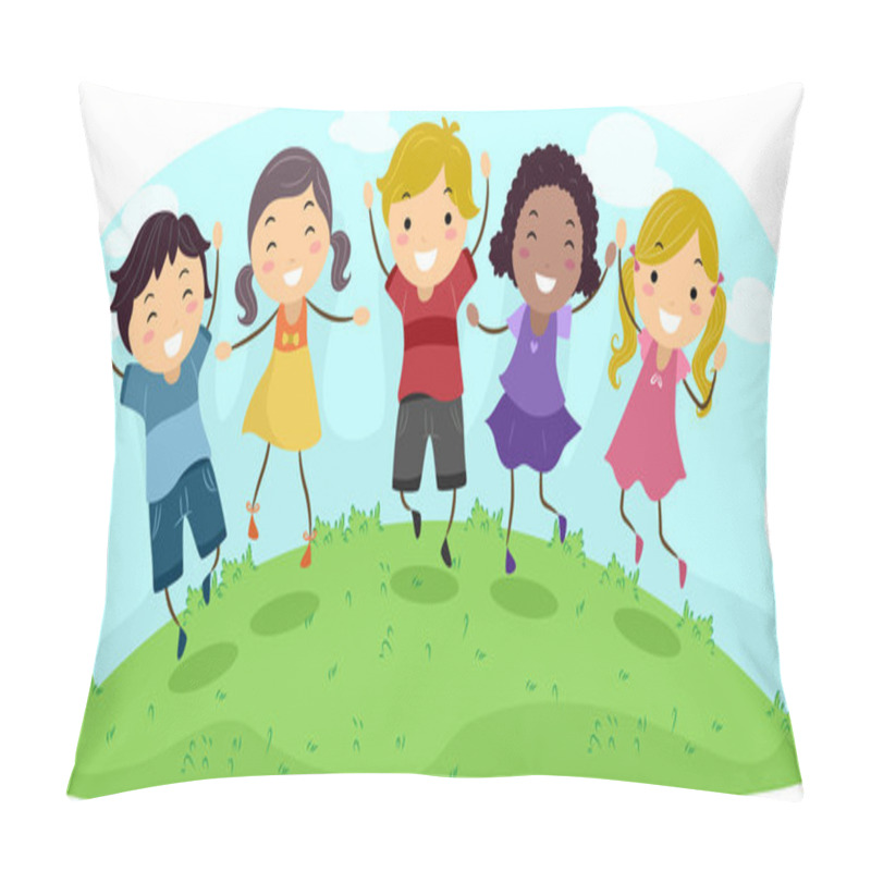 Personality  Happy Kids Pillow Covers