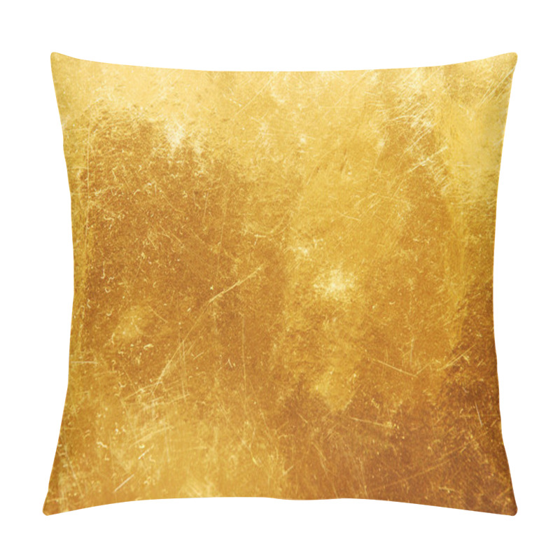 Personality  Golden Crumpled Surface Pillow Covers