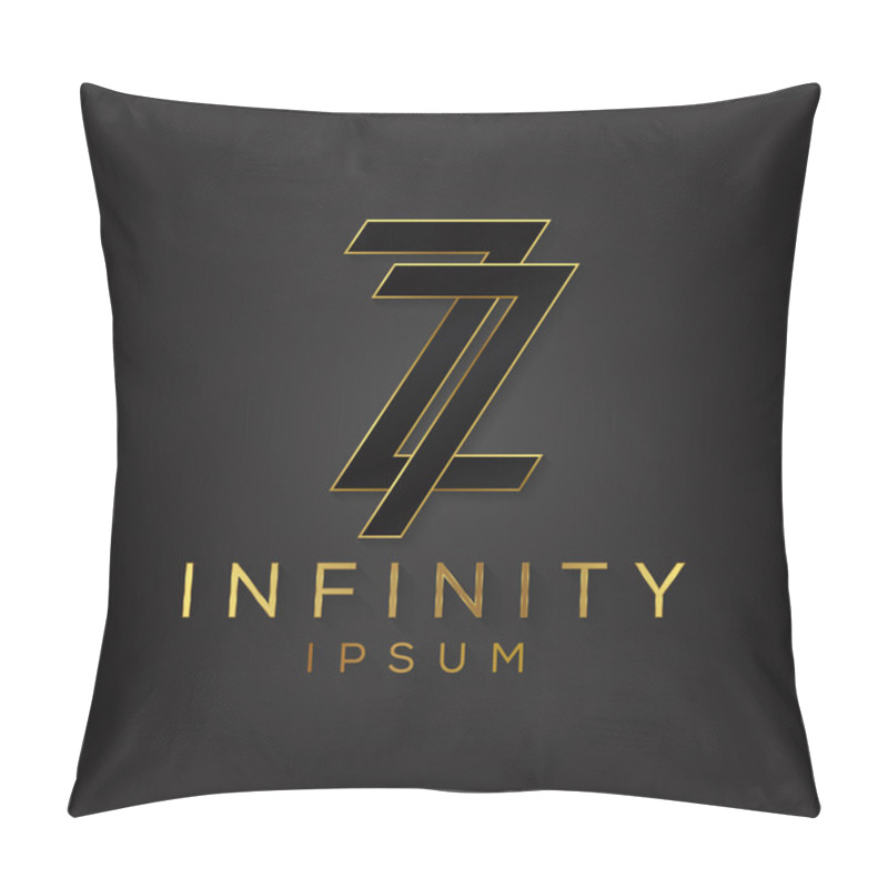 Personality  Elegant Alphabet Letter Logo Pillow Covers