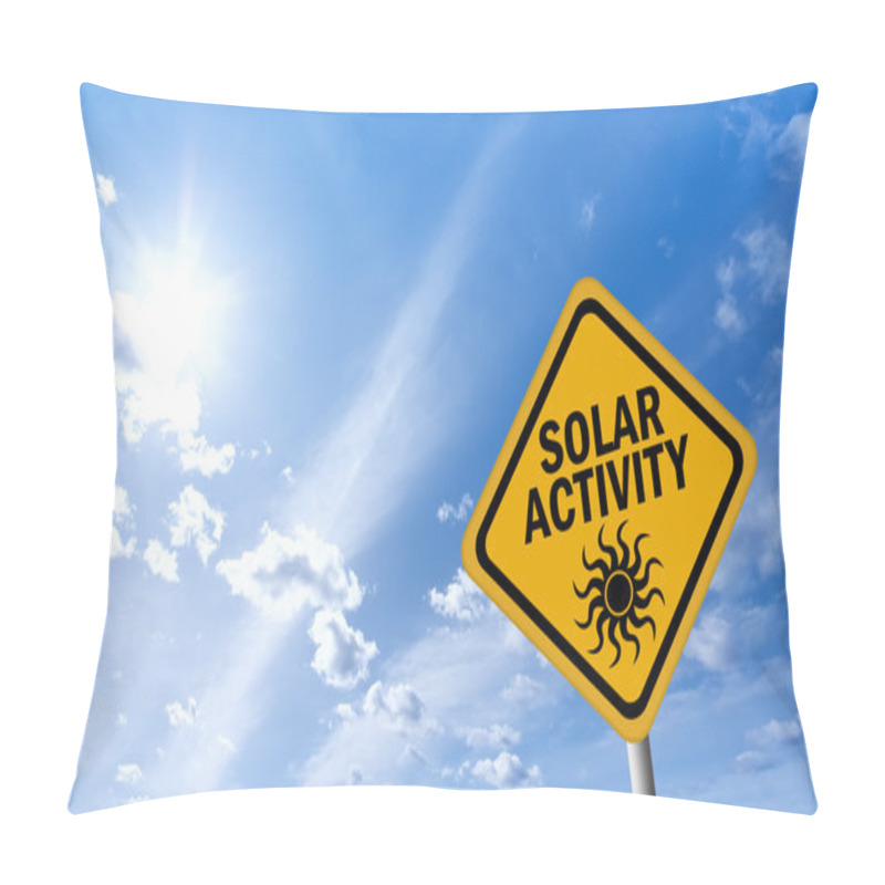 Personality  Solar Activity Sign Pillow Covers