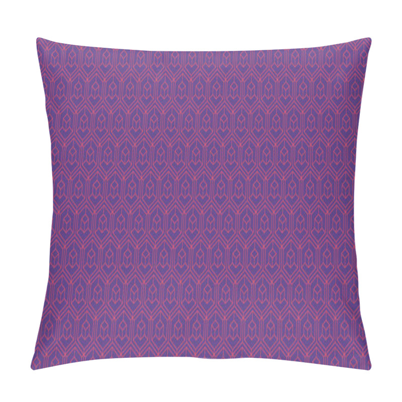 Personality  Stunning Geometric Pattern Featuring Repeating Hexagonal Shapes With Embedded Cubes.  Perfect For Backgrounds, Website Design, Textile Prints, And Modern Branding. Pillow Covers