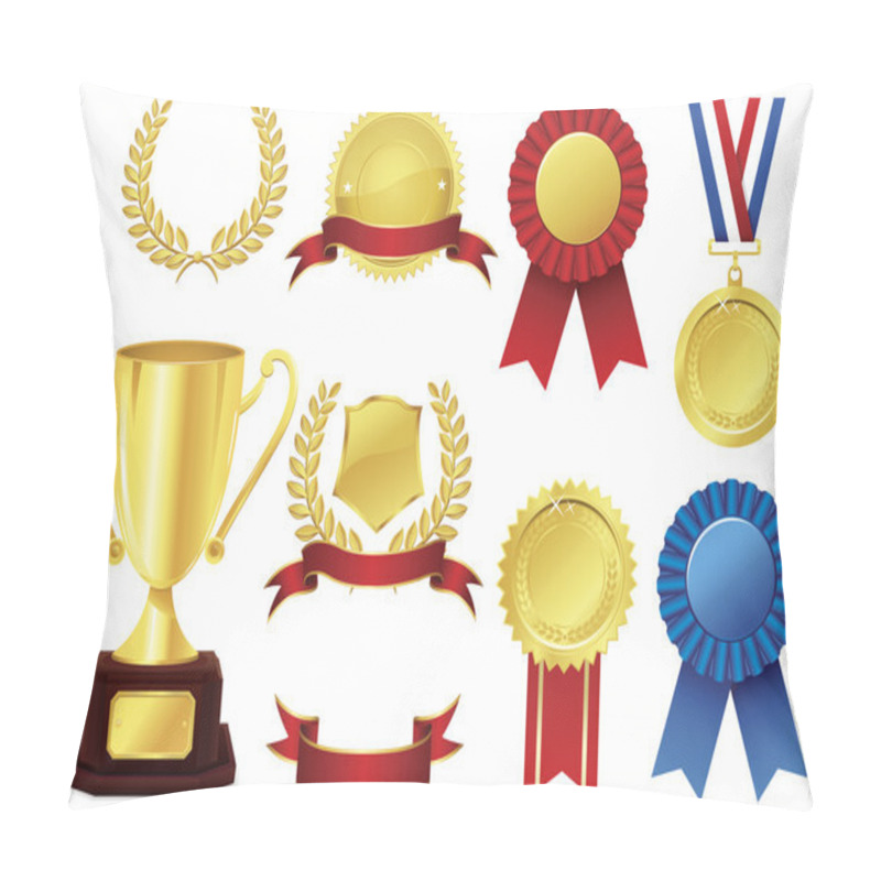 Personality  Awards Icon Set Pillow Covers