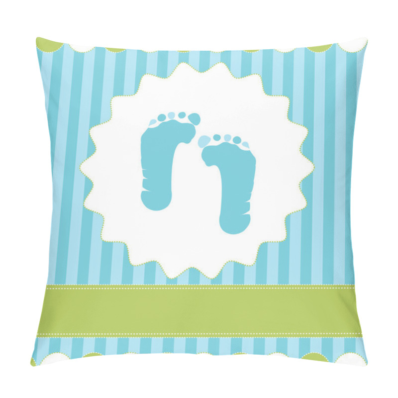 Personality  Footprint Of Boy Pillow Covers