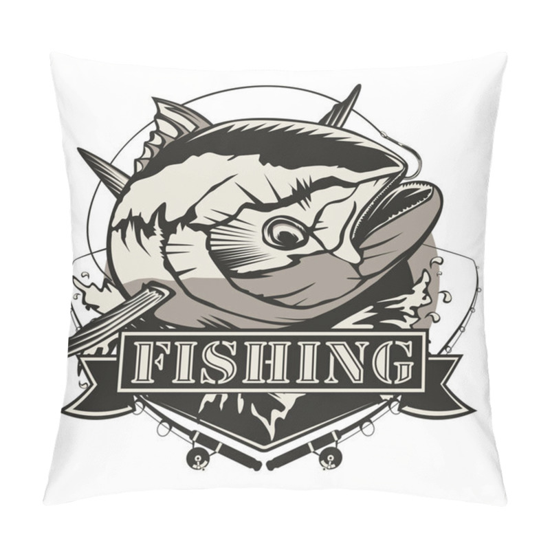 Personality  Tuna Logo Retro Pillow Covers