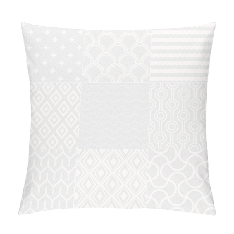 Personality  Seamless Geometric Pattern Grain Paper Texture Pillow Covers