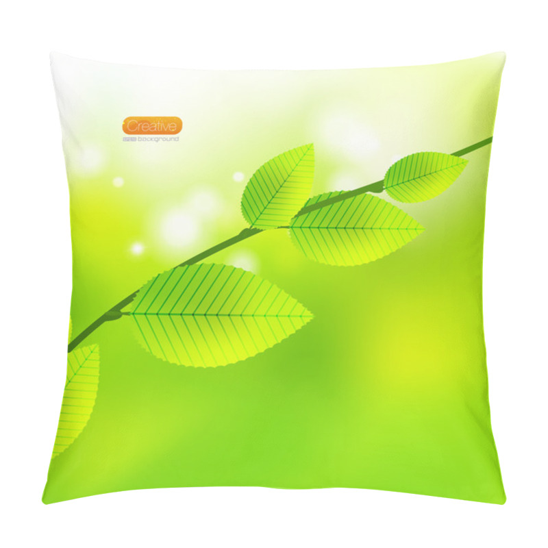 Personality  Fresh Vector Abstract Nature Backrgound Pillow Covers