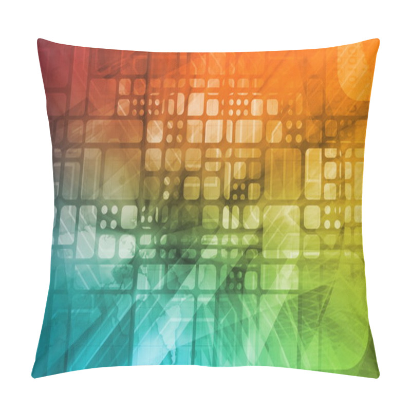 Personality  Virtual Technology Pillow Covers