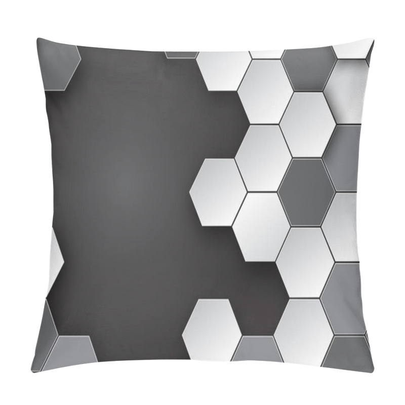 Personality  Pattern Hexagon Background Abstract And Geometric Wallpaper With Cover Web Shape Pillow Covers