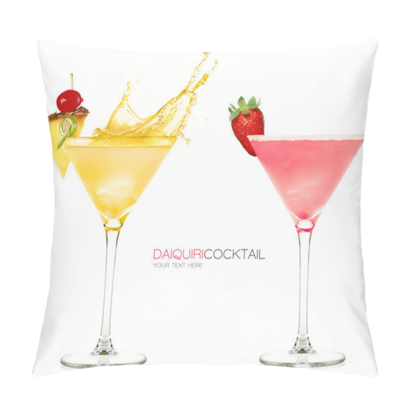 Personality  Daiquiri Frozen Cocktails. Splash Pillow Covers