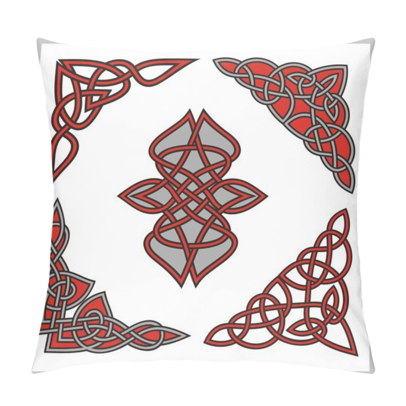 Personality  A Set Of Celtic Ornamental Designs. Pillow Covers