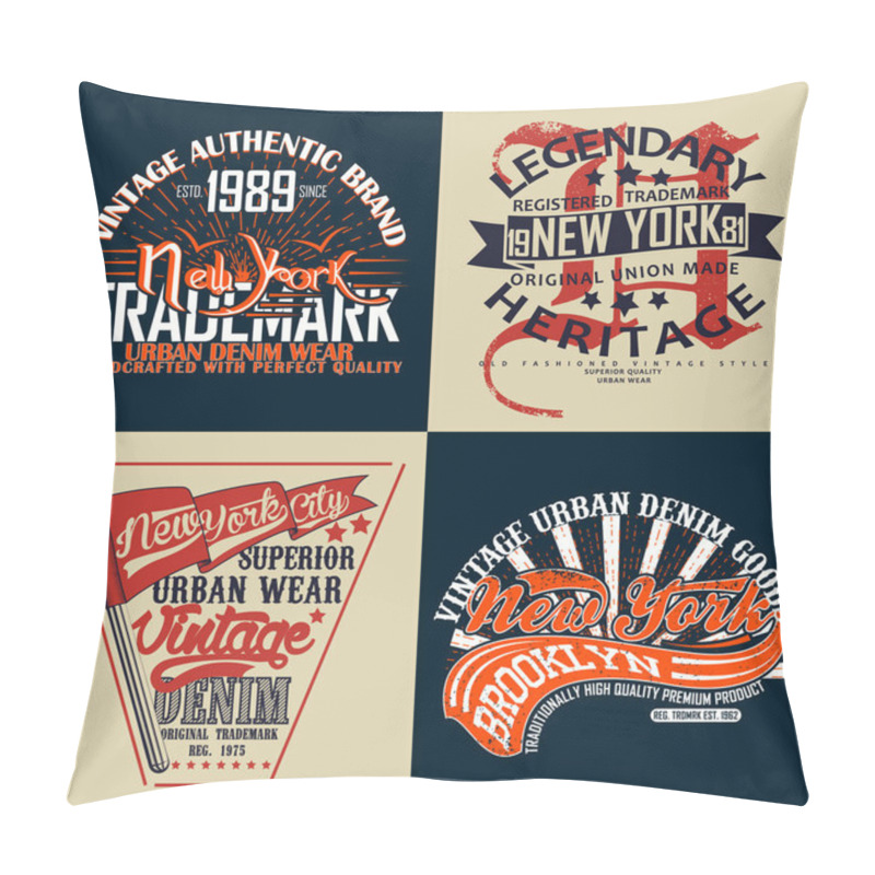 Personality  Set Of Tee Shirt Print Designs Pillow Covers