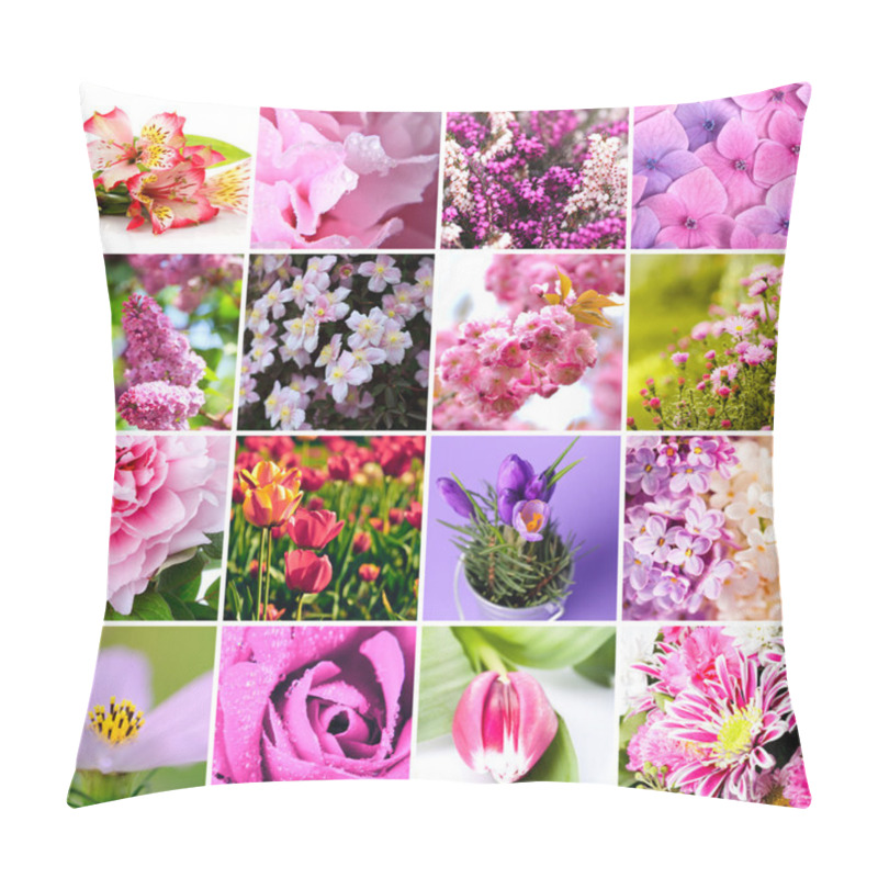 Personality  Lilac And Pink Flowers Pillow Covers