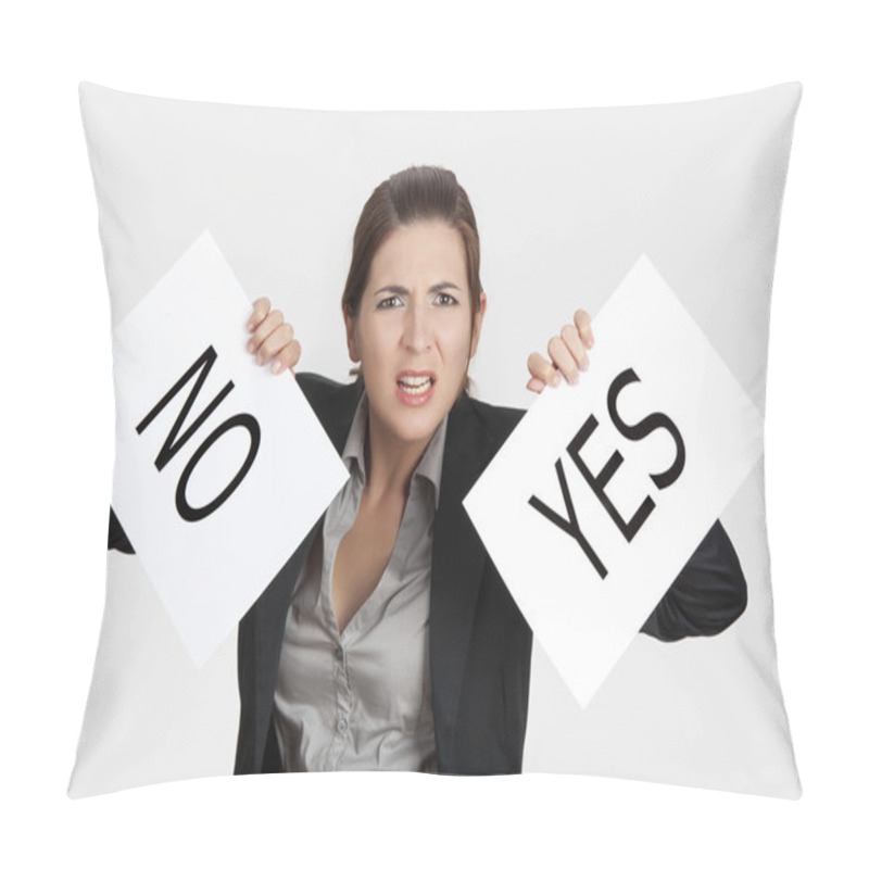 Personality  Yes Or No Choice Pillow Covers