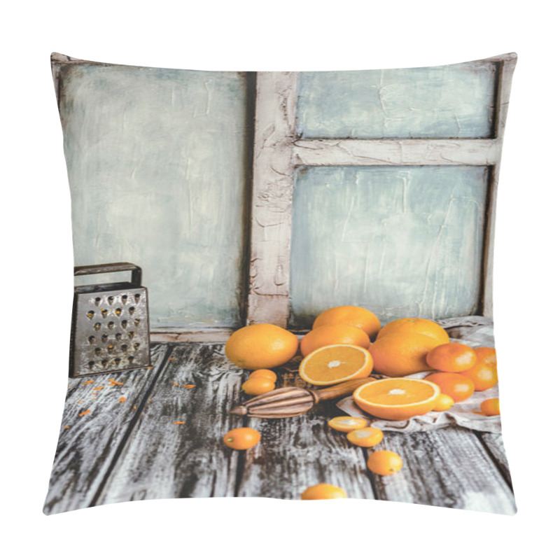 Personality  Grater And Oranges Pillow Covers