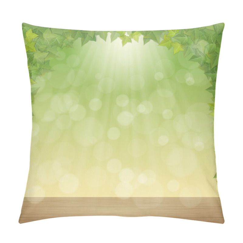 Personality  Leaves And Sun Rays Pillow Covers