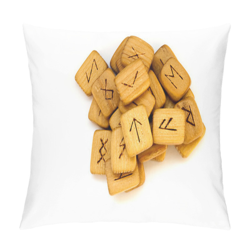 Personality  Old Wooden Runes Pillow Covers