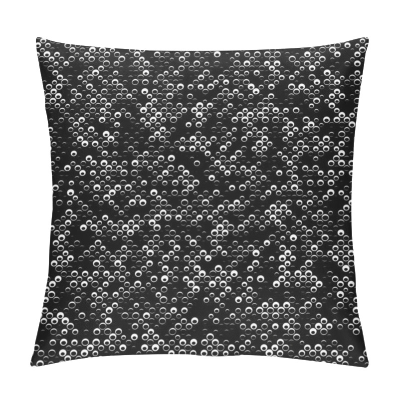 Personality  Abstract Fashion Monochrome Polka Dots Background. Black And White Seamless Pattern With Textured Circles. Template Design For Invitation, Poster, Card, Flyer, Banner, Textile, Fabric. Halftone Card Pillow Covers