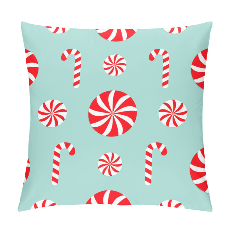 Personality  Candy Canes Pattern Pillow Covers