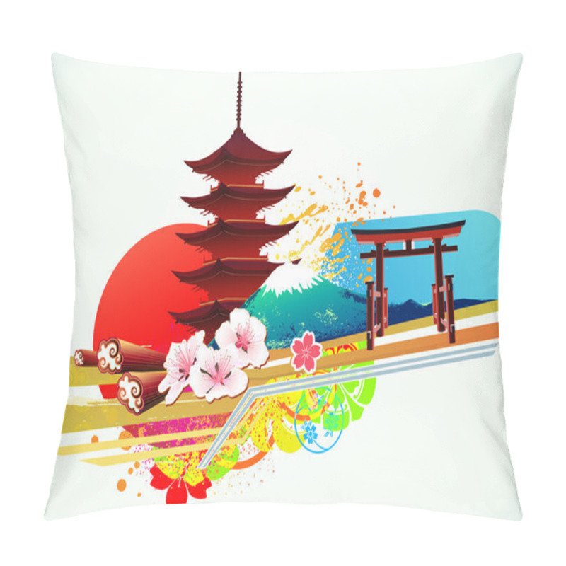 Personality  Traditional Japanese Background Pillow Covers