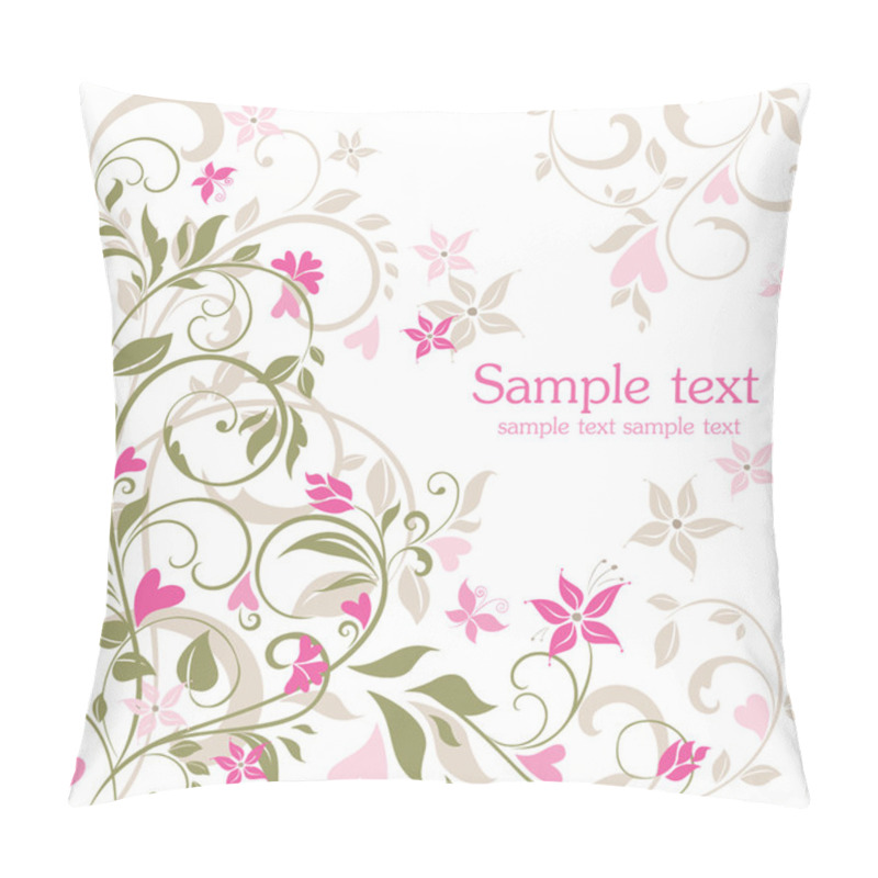 Personality  Greeting Floral Postcard Pillow Covers